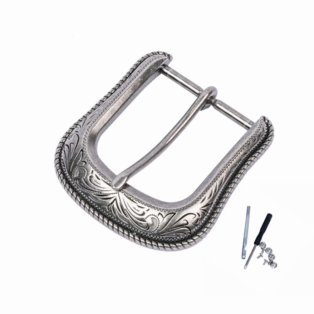 2449 1.6"38mm-42mm Belt Buckle Western 's Single Pin Replacement Buckle